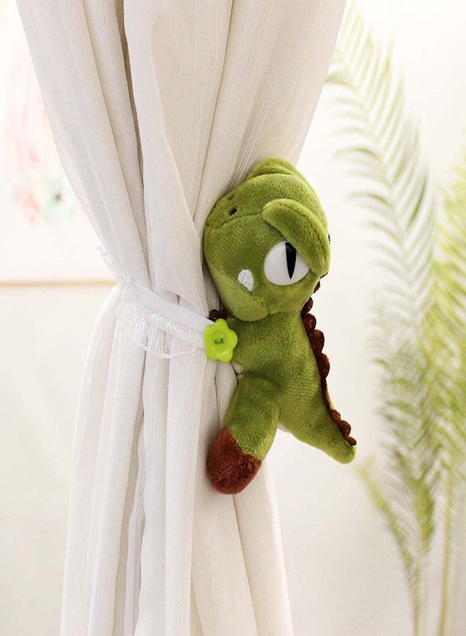 Cciphy 1 Pair Cartoon Dinosaur Curtain Holdbacks Cute Tiebacks Animal Holders Window Accessories for Children Nursery Curtain Decoration (Dinosaur) - Image 5